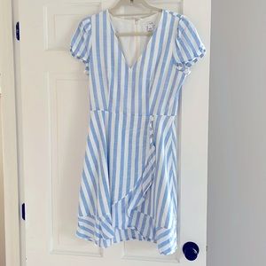 Jcrew faux wrap dress